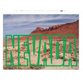 Nevada Desert Photo Hand Mirror (2.5" x 3.5")